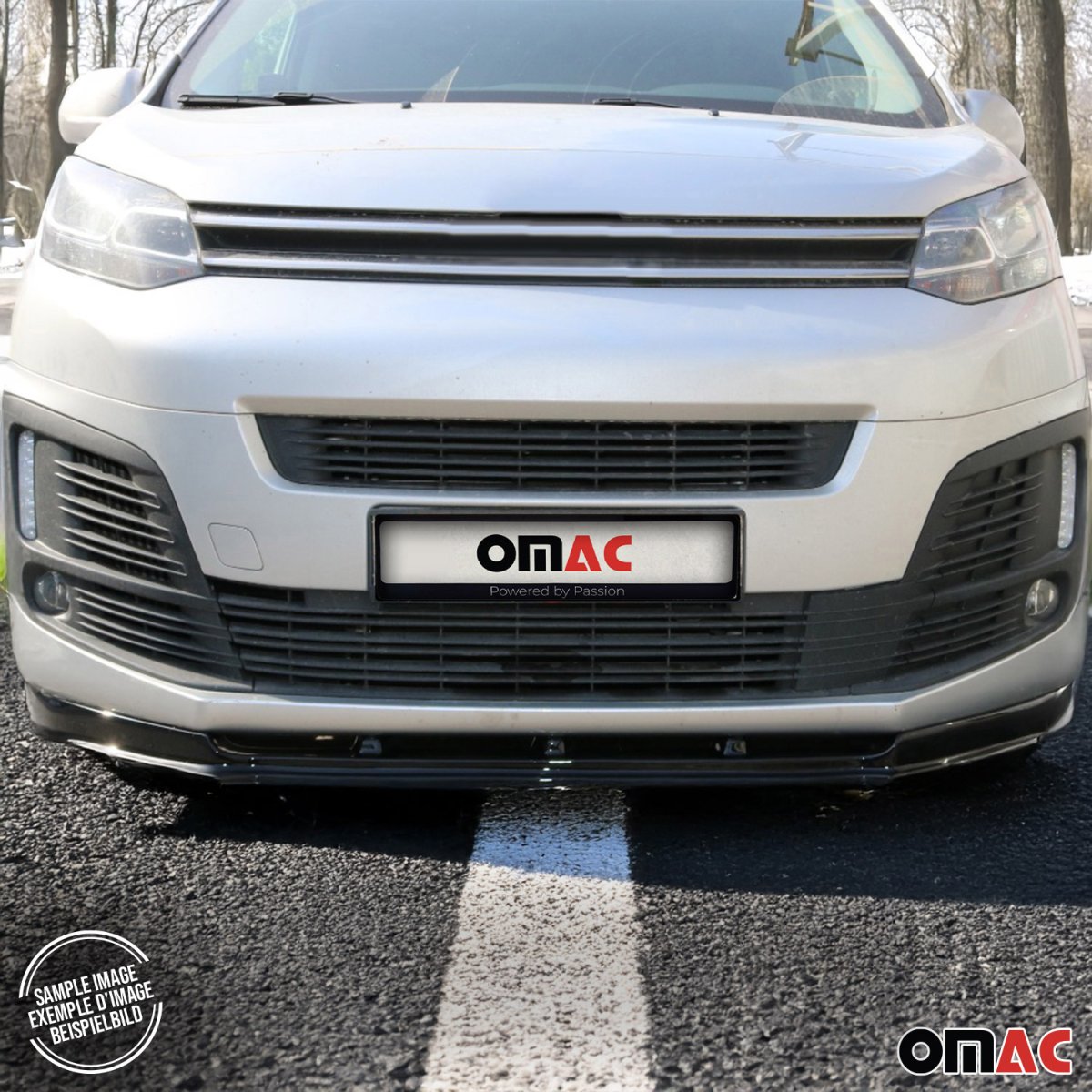 Mercedes-Benz Vito Front Bumper Lip - Omac - ABS - Black - 2014